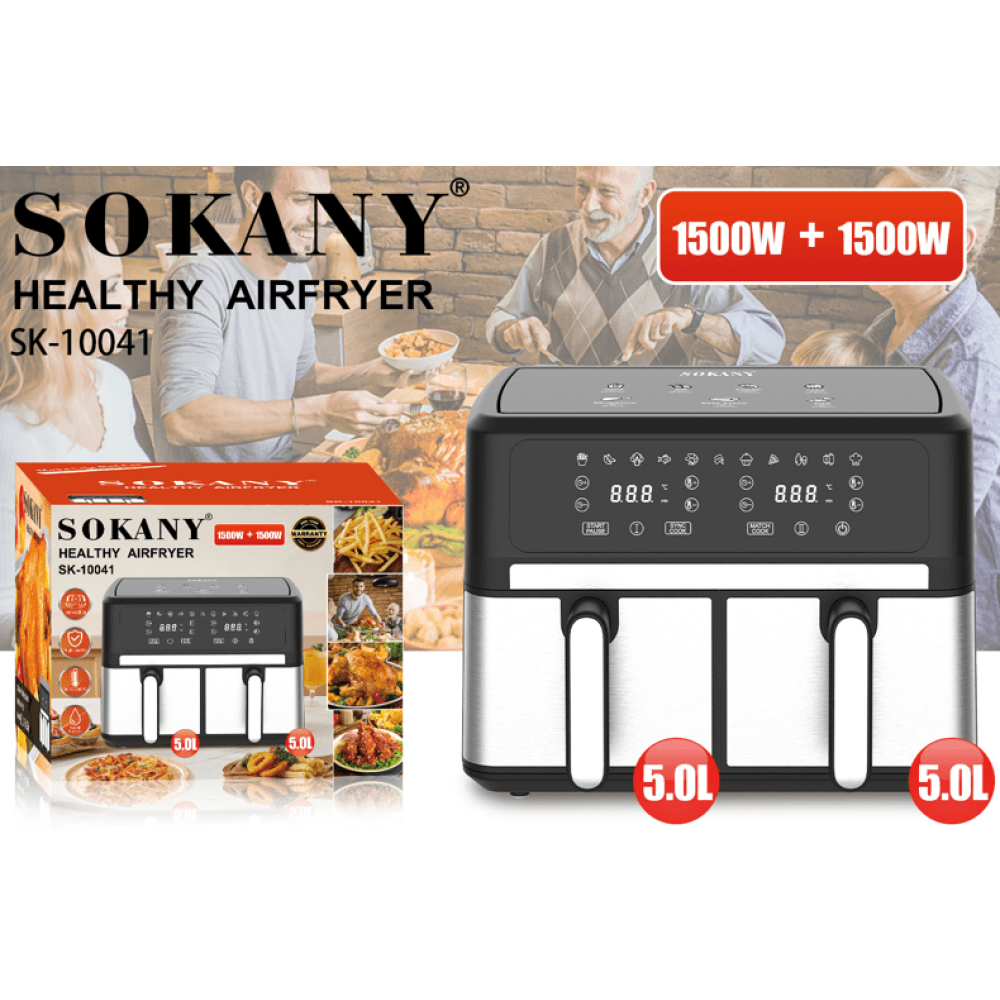 Аерофритюрниця Sokany 10 л  3000 Вт SK-10041