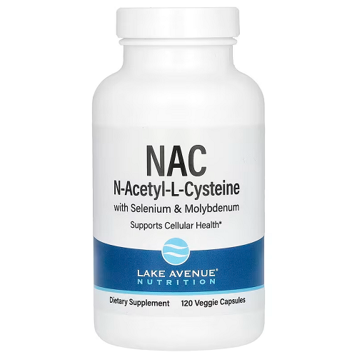 Активне довголіття Lake Avenue Nutrition NAC N-Acetyl-L-Cysteine 600 mg (120 капсул.)