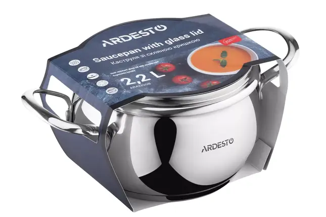 Каструля 2.2 л. ARDESTO Gemini Liguriao AR4322GB (16 см), фото 2