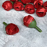 Бутон півонії 1,5 см, колір-червоний, арт 013710, поштучно, Червоний, фото 3