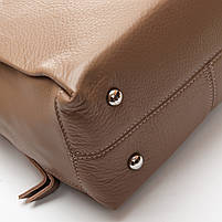 Жіноча шкіряна сумка 8942-9 khaki.Купити жіночі сумки гуртом і в роздріб із натуральної шкіри в Україні, фото 5
