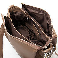 Жіноча шкіряна сумка 8942-9 khaki.Купити жіночі сумки гуртом і в роздріб із натуральної шкіри в Україні, фото 6