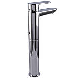 Змішувач для умивальника TOPAZ BARTS TB 07203-H36 високий H-305мм ,на гайці,шланги TAQ-M1055,D35 Baumar - Завжди Вчасно, фото 3