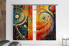 Штори з принтом «Кольорові сфери. Colored spheres»