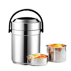 Термос для їжі Supretto дворівневий 2,6 л (9158)