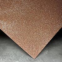 Фоаміран з глітером 2 мм, розмір 20*30 см, колір- бежевий,(лосось) шт, Бежевий