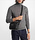 Чоловіча шкіряна сумка Michael Kors Cooper Pebbled Leather Utility Crossbody Bag (чорна) ОРИГІНАЛ, фото 5