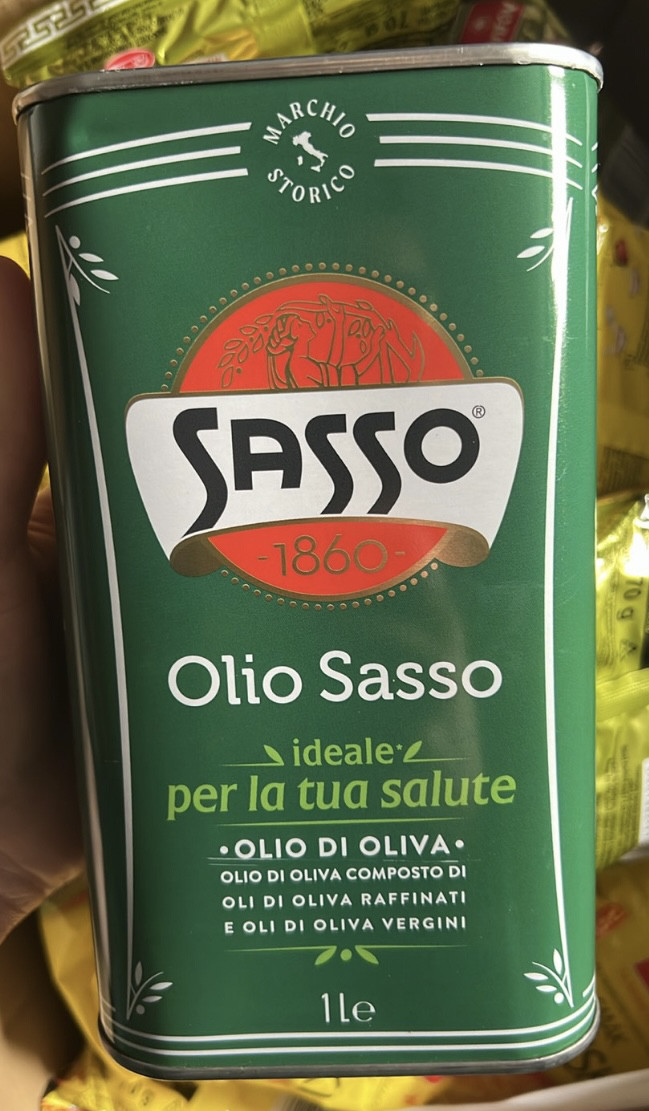 Оливкова олія рафінована Sasso Olio di Oliva 1л
