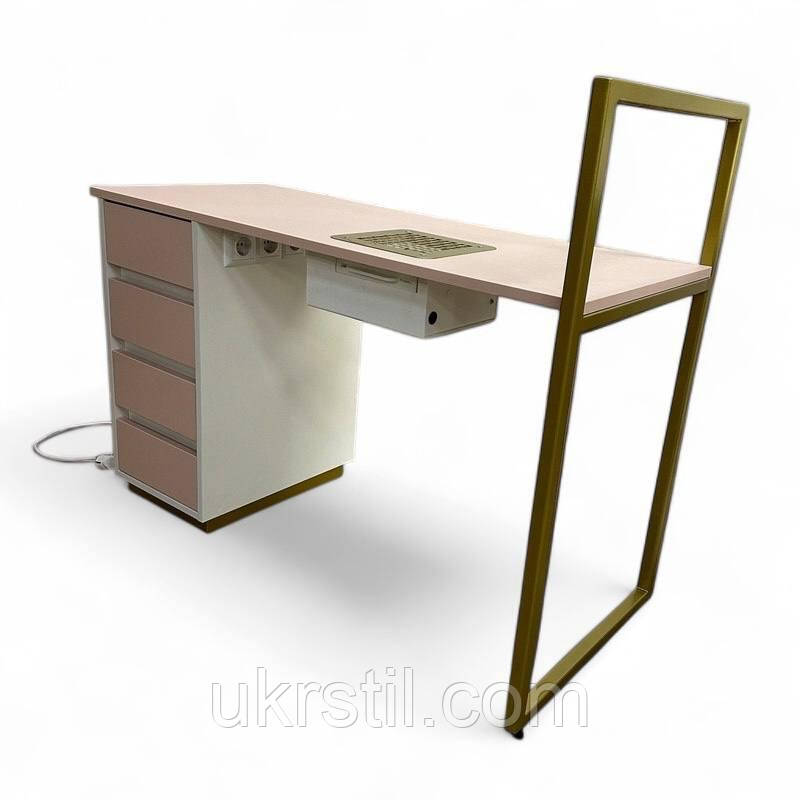 Манікюрний стіл Mark SM-100+ з металевою ніжкою, фото 1