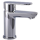 Змішувач для умивальника TOPAZ BARTS TB 07201-H36 висота H-130мм ,шланги TAQ-M1055,D35 Baumar - Завжди Вчасно, фото 3