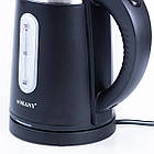 Електрочайник Sokany SK-0808 1200W Black, фото 5