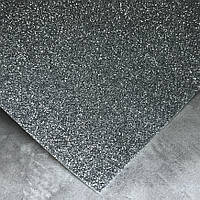 Фоаміран з глітером 2 мм, розмір 20*30 см, колір -срібло, 1 шт, Сріблястий