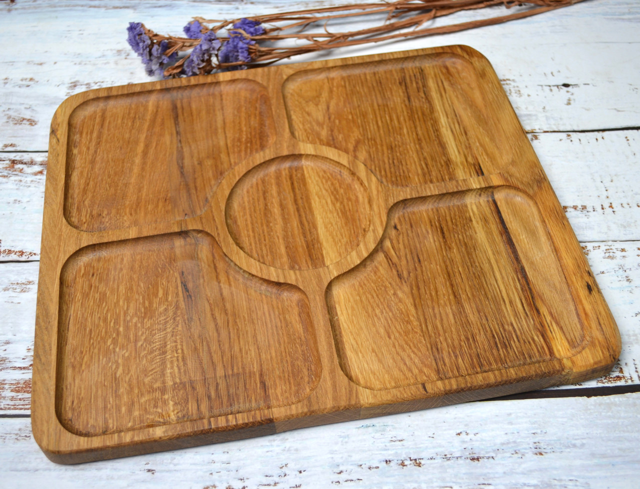 Дошка для подання закусок I Прямокутна дошка з дерева для подавання I Дошка для подавання страв