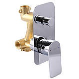 Змішувач для ванни вбудований TOPAZ SARDINIA TSG 08202-V-H20 Baumar - Завжди Вчасно, фото 3