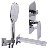 Змішувач для ванни вбудований TOPAZ SARDINIA TSG 08202-V-H20 Baumar - Завжди Вчасно, фото 5