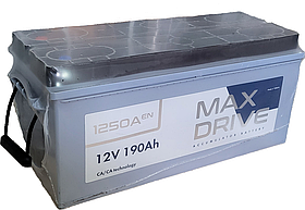 Акумулятор автомобільний 190Ah MAX DRIVE MF (+/-) EN1250 510х223х214
