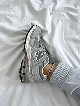 Жіночі кросівки New Balance 2002R Protection Pack Gray Нью Баланс 2002Р сірі замші текстиль демісезон, фото 5