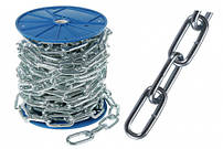 Ланцюг довголанковий оцинкований 2мм DIN 5685C бухта 110м