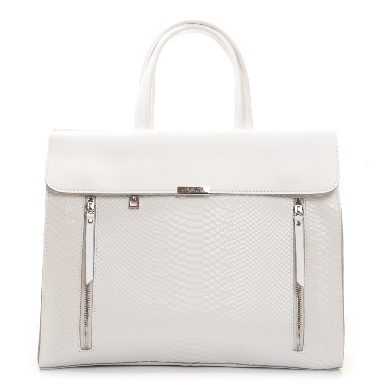 Жіноча шкіряна сумка 5052 white.Купити жіночі сумки гуртом і в роздріб із натуральної шкіри в Україні