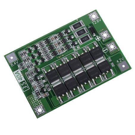 Плата захисту для 3 акумуляторів LI-ION з балансиром, 40 А, фото 1