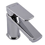 Змішувач для умивальника TOPAZ LEXI TL-21201-H57-0, Шланги TAQ-M1055 Baumar - Завжди Вчасно, фото 5