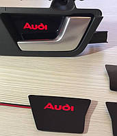 Підсвітка дверних ручок Audi A4 B7 2005-2008 комплект 4 шт Led світло з логотипом