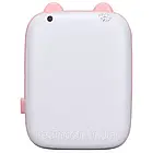 Міні принтер з Bluetooth та термодруком, Рожевий + Рулон термопаперу / Дитячий термопринтер для телефону, фото 3