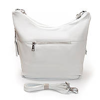 Жіноча шкіряна сумка 8087-9 white.Купити жіночі сумки гуртом і в роздріб із натуральної шкіри в Україні, фото 4