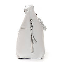 Жіноча шкіряна сумка 8087-9 white.Купити жіночі сумки гуртом і в роздріб із натуральної шкіри в Україні, фото 5
