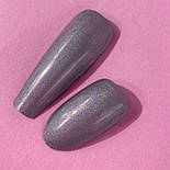 Гель-фарба LUNA для нігтів Holographic Metallic Gel, 5 мл, фото 3