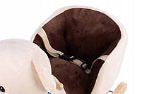 Дитяче крісло качалка гойдалка Ведмедик на колесах, фото 4