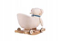 Дитяче крісло качалка гойдалка Ведмедик на колесах, фото 6