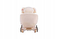 Дитяче крісло качалка гойдалка Ведмедик на колесах, фото 7