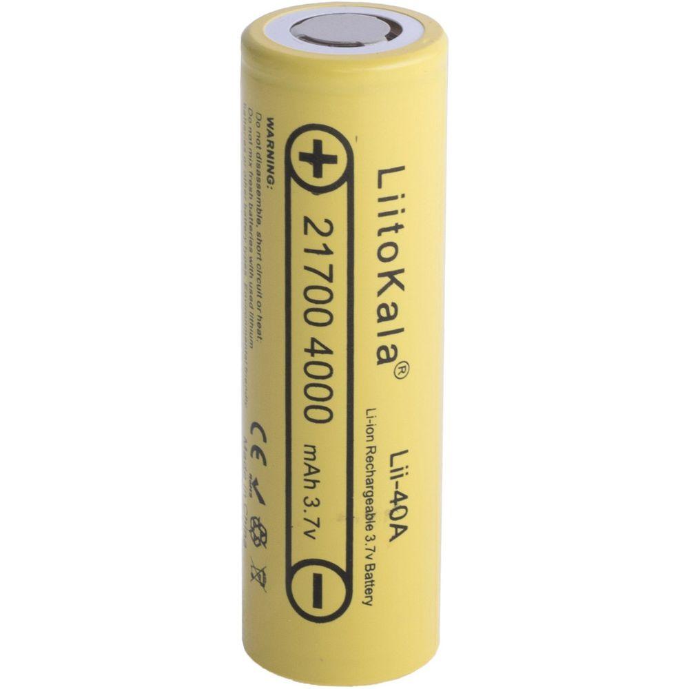 Акумулятор LiitoKala Lii-40A 21700 4000mah battery, фото 1