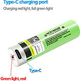 Акумулятор LiitoKala Lii-USB-34B 18650 3400mah, фото 3