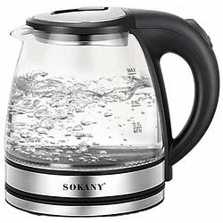 Чайник електричний1500 Вт 1.2 л Sokany SK-SH-1059