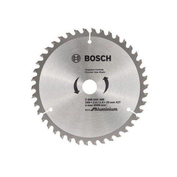Пиляльний диск Bosch Eco for Aluminium (160х20/16х42Т) (2608644388), фото 1