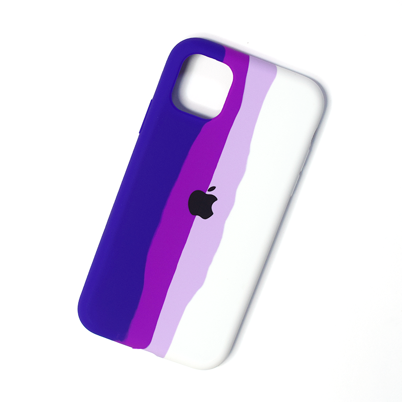 Силіконовий чохол для iPhone 11 Pro Max — Rainbow (Райдуга), Різнобарвний