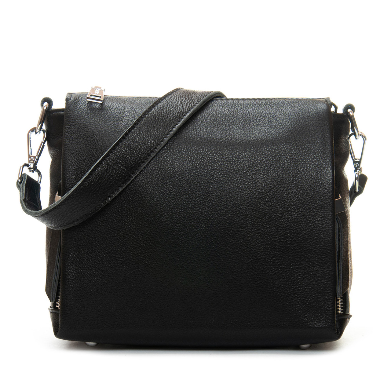 Cумка жіноча шкіряна 8942-9 black.Купити сумки жіночі із натуральної шкіри trandbags.com.ua