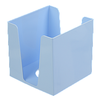Бокс для паперу 90х90х90мм Buromax Pastel блакитний (BM.6360-14)