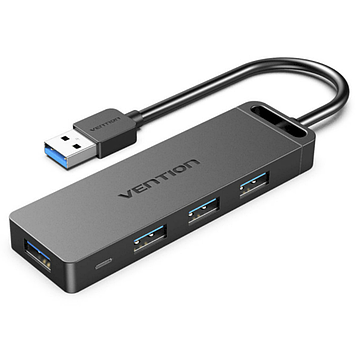 USB хаб розгалужувач на 4 порти юсб 3.0 пристрій Перехідник Hub концентратор для комп'ютера ноутбука Vention