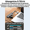 USB хаб розгалужувач на 4 порти юсб 3.0 пристрій Перехідник Hub концентратор для комп'ютера ноутбука Vention, фото 8