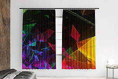 Штори з принтом «Кольорове бите скло. Colored broken glass»