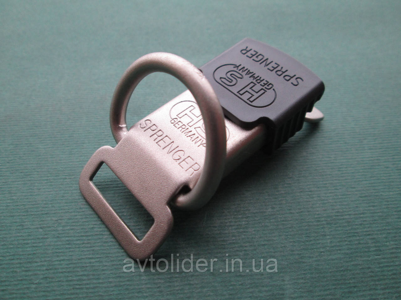 SPRENGER : пряжка-застібка Clic Lock з D-подібним кільцем, нержавіюча сталь А2 (AISI 304)