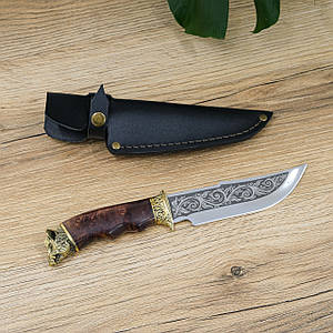 Мисливський ніж Кабан бронза ручної роботи Гранд Презент Н021