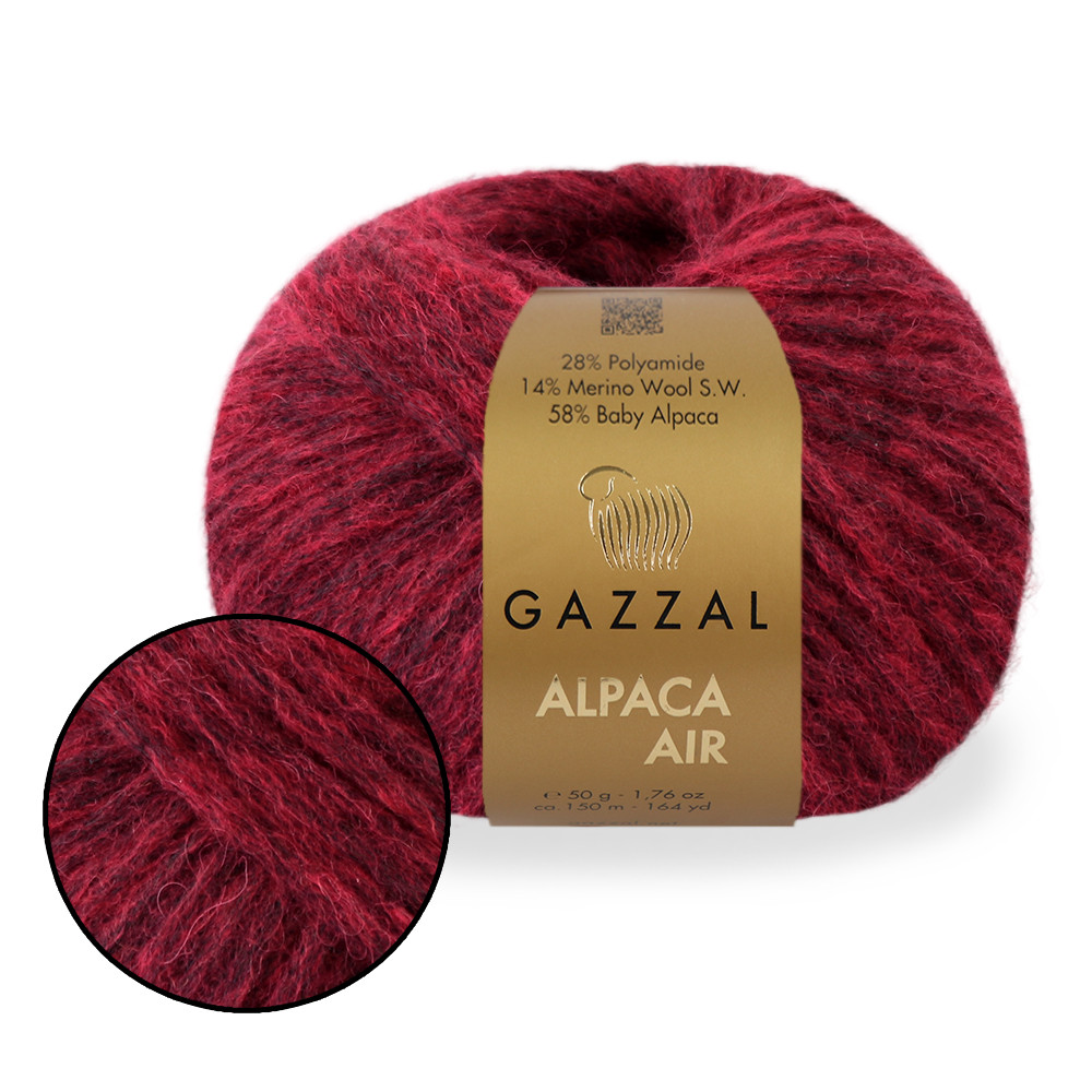 Gazzal Alpaca Air, Бордо №108 - купить интернет-магазин товаров для ...