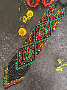 Гердан з бісеру Квітка Папороті 61*9 см Гранд Презент