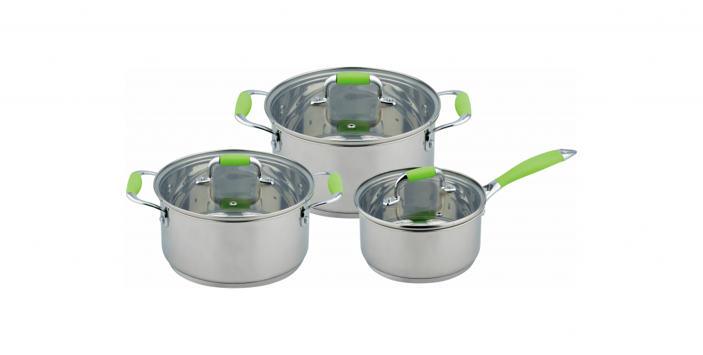 Набір каструль нержавіюча сталь Індукція Con-Brio CB-1150