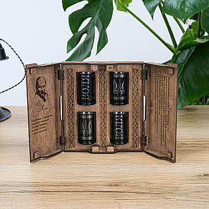 Патріотичний набір УКРАЇНА з чарками із гільз 21*19 см Гранд Презент 0044