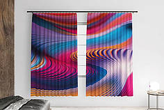 Штори з принтом «Кольоровий рожевий візерунок. Pink color pattern»